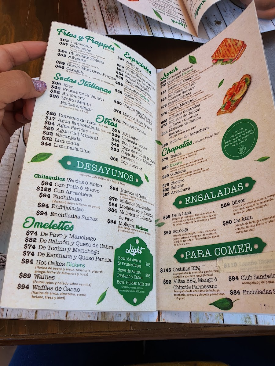 Café Dickens Menu - Image 6